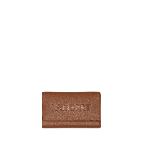 LAMBERT  - The Atlas - Affogato Vegan Leather Passport Holder In Multicolor
