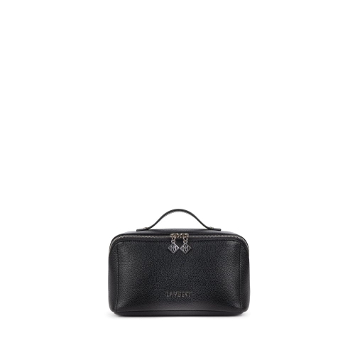 Lambert - The Jolie - Black Vegan Leather Makeup Pouch