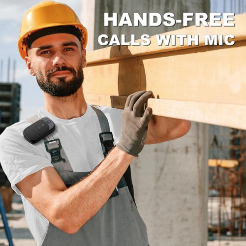 Oraolo 7 x 3 x 3 Bluetooth wearable speaker Black