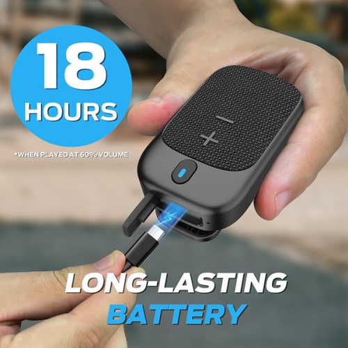 Oraolo 7 x 3 x 3 Bluetooth wearable speaker Black