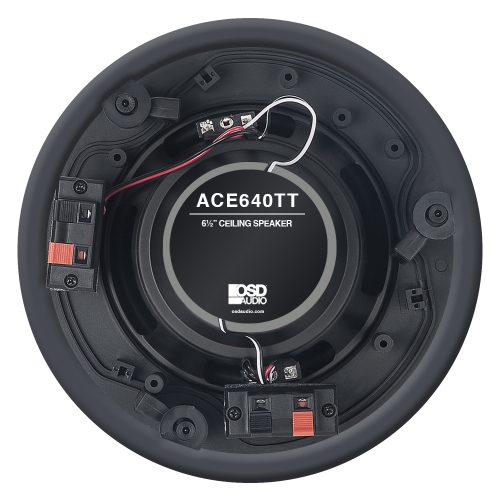 OSD ACE640TT 6.5" Trimless In-Ceiling Speaker 120W Stereo Dual .5" Titanium Tweeters