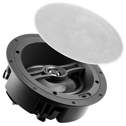OSD ACE670 6.5" Angled Trimless LCR In-Ceiling Speaker, 1" Pivoting Tweeter Dolby Atmos Ready