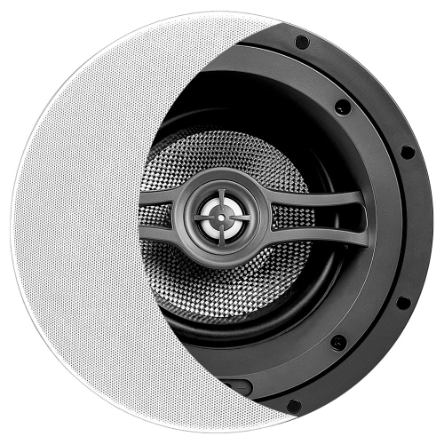 OSD ACE670 6.5" Angled Trimless LCR In-Ceiling Speaker, 1" Pivoting Tweeter Dolby Atmos Ready