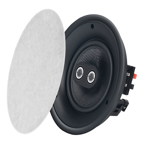 Image 1 de 6.. Haut-parleur de plafond OSD ACE840TT 8 po sans Trimless 120&nbsp;W stéréo deux haut-parleurs d'aigus en titane de 5 po