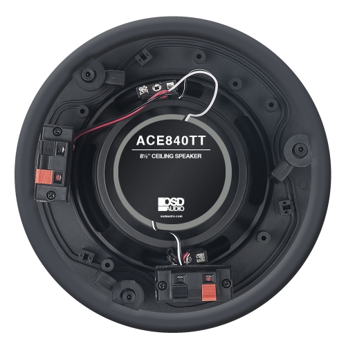 OSD ACE840TT 8" Trimless In-Ceiling Speaker 120W Stereo Dual .5" Titanium Tweeters