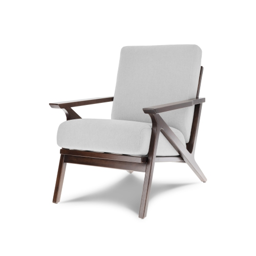 Valencia Mia fauteuil d'appoint en tissu gris pâle