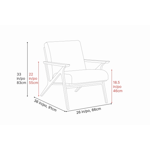 Valencia Mia fauteuil d'appoint en tissu gris pâle