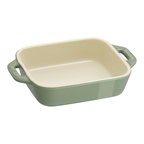 STAUB Ceramique 400 ml Ceramic Rectangular Rectangular Baking Dish , Eucalyptus