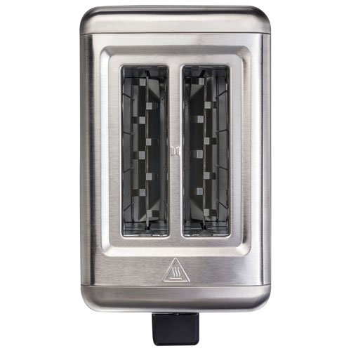Grille-pain à fentes très larges de Hamilton Beach - 2 tranches - Acier inoxydable brossé
