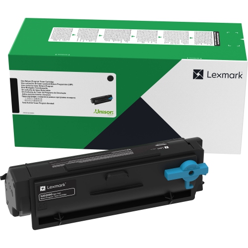 Cartouche d'encre en poudre noire de Lexmark