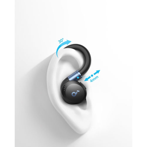 Soundcore by Anker Sport X20 In-Ear Noise Cancelling True Wireless Earbuds - Black by SOUNDCORE - Open Box condition - Image 2