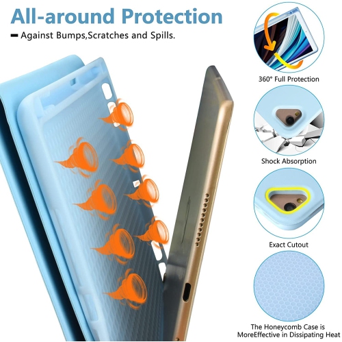 iPad Keyboard Case 9th Generation, Keyboard Case for New iPad 10.2 9th Gen - iPad 8th Gen, iPad Gen 7,iPad 10.5 inch, Detachable Keyboard for iPad