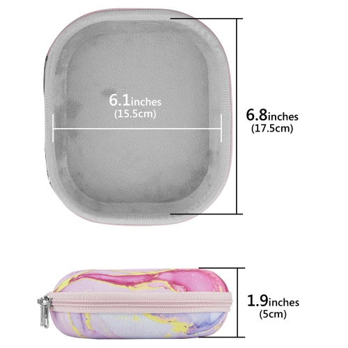 Headphones Case Compatible with JBL Tune660, TUNE600BTNC, Tune600BT, Tune570BT, Tune560BT Case, Replacement Hard Shell Travel Carrying Bag with Cable