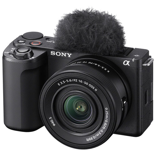 Appareil photo sans miroir Alpha ZV-E10 II de Sony avec objectif 16-50 mm - Noir