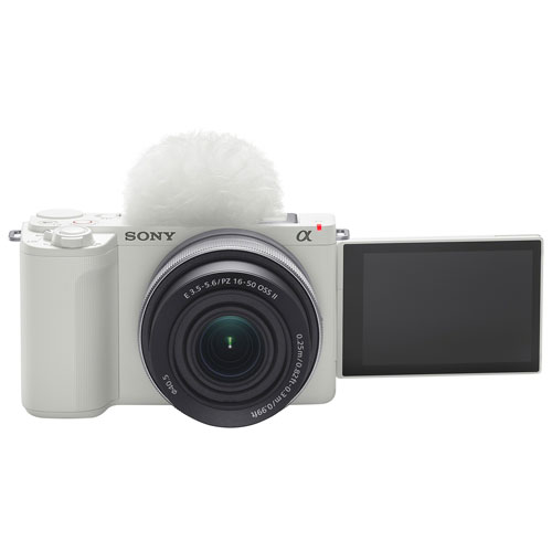 Appareil photo sans miroir Alpha ZV-E10 II de Sony avec objectif 16-50 mm - Blanc/Argenté