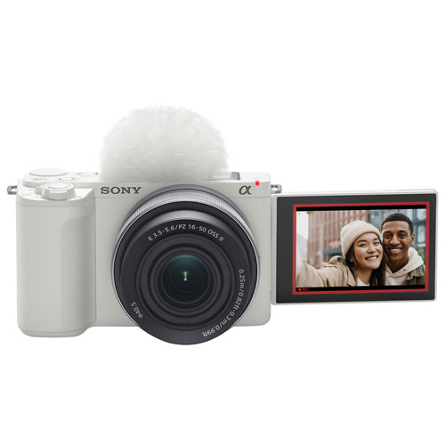 Appareil photo sans miroir Alpha ZV-E10 II de Sony avec objectif 16-50 mm - Blanc/Argenté