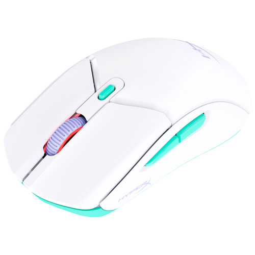 Souris de jeu sans fil de 12 000 ppp Pulsefire Haste 2 Core de HyperX - Blanc