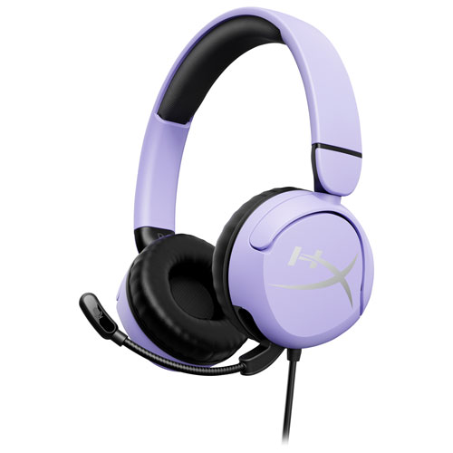 HyperX Cloud Mini Over-Ear Sound Isolating Headphones - Lavendar