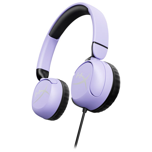 Casque d'écoute à isolation sonore Cloud Mini de HyperX - Lavande