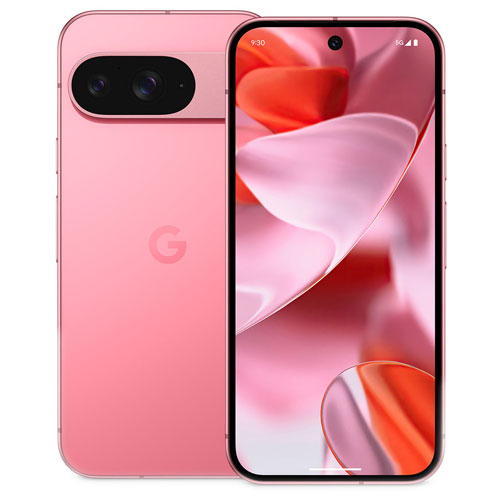 Pixel 9 de 256 Go de Google avec Freedom Mobile - Rose pivoine - Paiement Balance mensuel