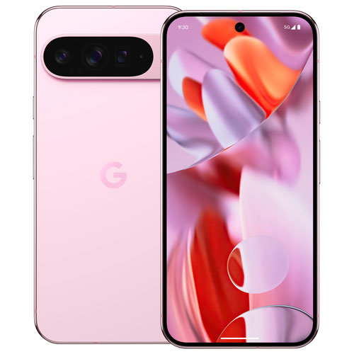 Pixel 9 Pro XL de 256 Go de Google avec Koodo - Quartz rose - Forfait Balance sélectionné