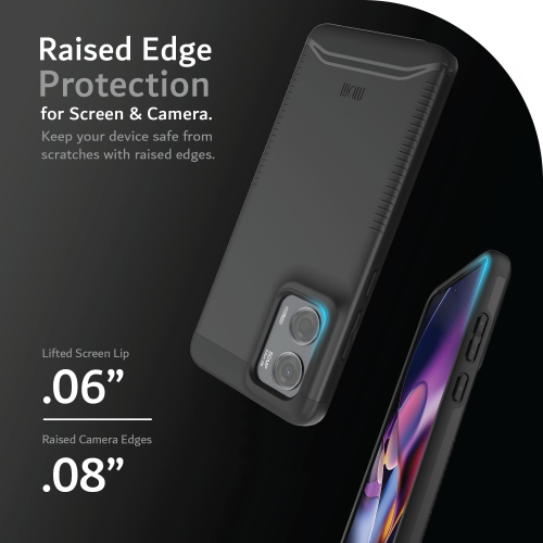 TUDIA Merge Moto G Stylus 5G 2024 Case Dual Layer - Black