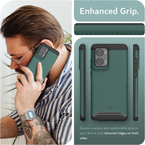 TUDIA Merge Moto G Stylus 5G 2024 Case Dual Layer - Hunter Green