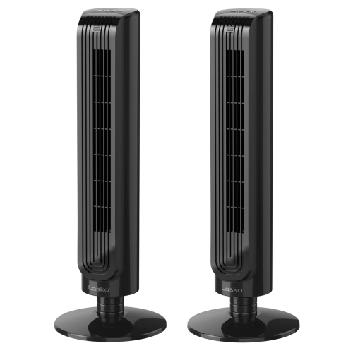 Lasko Oscillating Tower Fan 81.3 cm, 2-pack