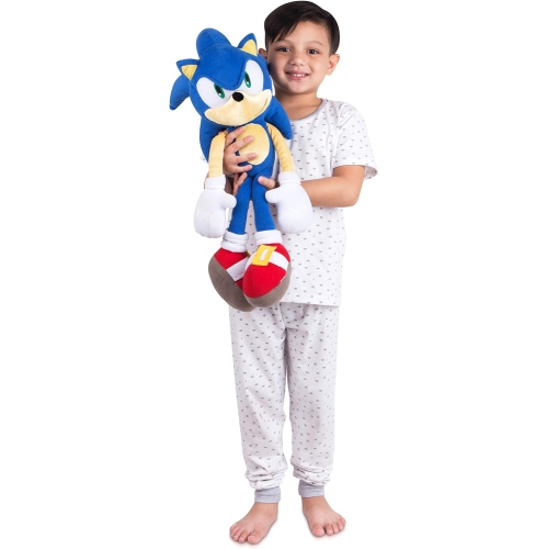 FRANCO  Sonic The Hedgehog Really Big 22" Super Soft Plush Cuddle Pillow Buddy