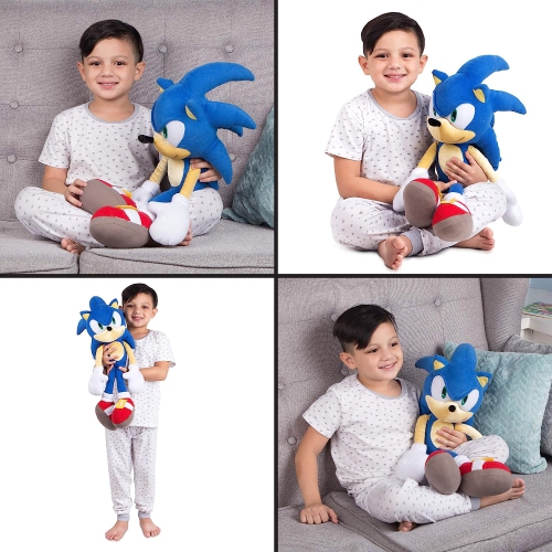 Coussin à câliner en peluche de 22 po Sonic the Hedgehog Really Big