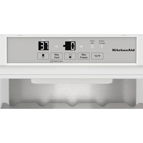 KitchenAid 22" 8.8 Cu. Ft. Built-In Bottom Freezer Refrigerator - Custom Panel