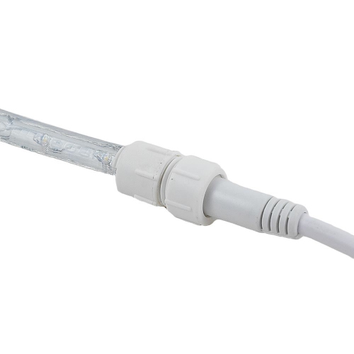 Novelty Lights 1/2" Rope Light Connector Cord, 2 Wire, Kit Comes with Power Piece, 6 Foot Cord, and End Cap