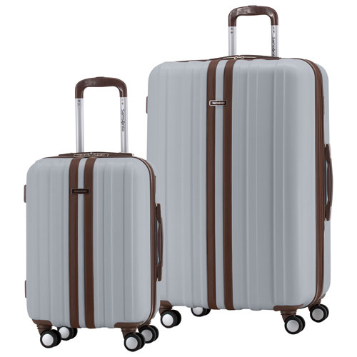 Samsonite Spectacular LTD 2-Piece Hard Side Expandable Luggage Set - Silver/Brown