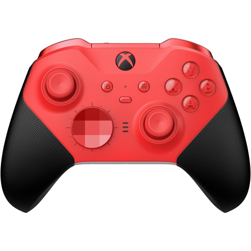 Refurbished- Xbox Elite Wireless Gaming Controller Series 2 Core – Red – Xbox Series X|S, Xbox One, Windows PC, Android, and iOS