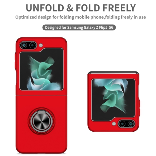 XCRS Hard Shell Swirl Ring Case for Samsung Galaxy Z Flip 6