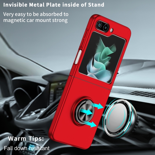 XCRS Hard Shell Swirl Ring Case for Samsung Galaxy Z Flip 6