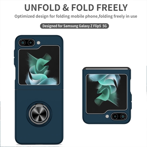 XCRS Hard Shell Swirl Ring Case for Samsung Galaxy Z Flip 6