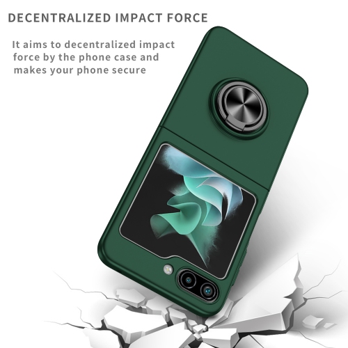 XCRS Hard Shell Swirl Ring Case for Samsung Galaxy Z Flip 6