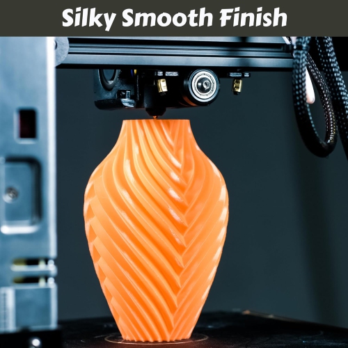 3D PLA like SILK Filament 10 Packs 2 White & 1 of Each Colour: Green Red Yellow Blue violet Copper Silver & Orange 1.75 mm Diameter Each Weight 1 Kg