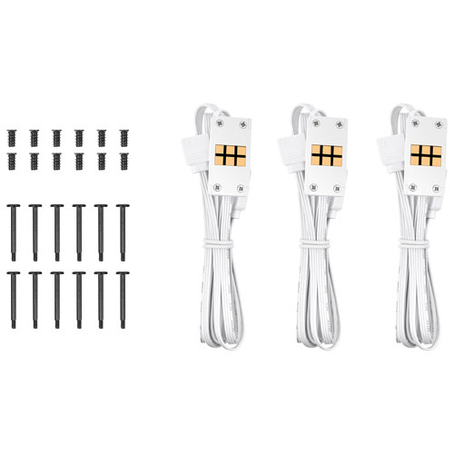 Thermaltake CT120 EX ARGB Sync 120mm Case Fan - 3 Pack - White