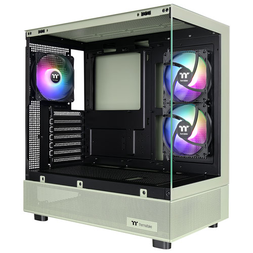 Thermaltake View 270 Plus TG ARGB Mid-Tower ATX Computer Case - Matcha Green