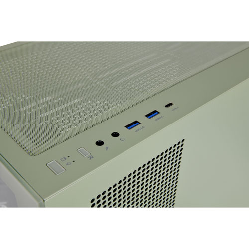 Tour d'ordinateur intermédiaire ATX View 270 Plus TG ARGB de Thermaltake - Vert matcha