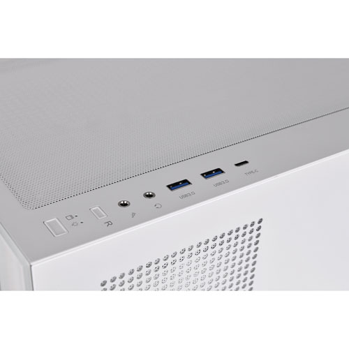 Tour d'ordinateur intermédiaire ATX View 270 Plus TG ARGB de Thermaltake - Blanc