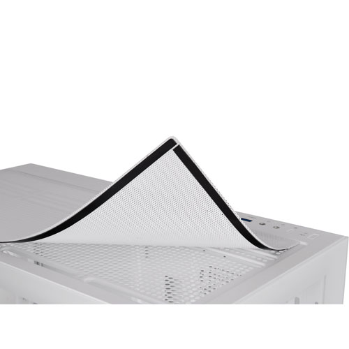 Tour d'ordinateur intermédiaire ATX View 270 Plus TG ARGB de Thermaltake - Blanc