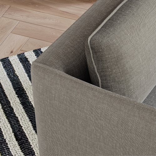 Valencia Katherine performance – Fauteuil d’appoint en tissu, gris anthracite