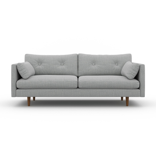 VALENCIA  Riga Modern Fabric Sofa In Grey