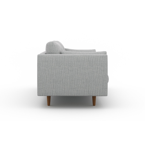 Valencia Riga Modern Fabric Sofa, Grey