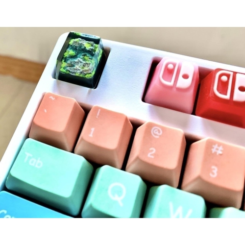 Mountain Resin Keycap, Handmade Unique Keycap for Custom Cherry MX Gaming Mechanical Keyboard, ESC Key