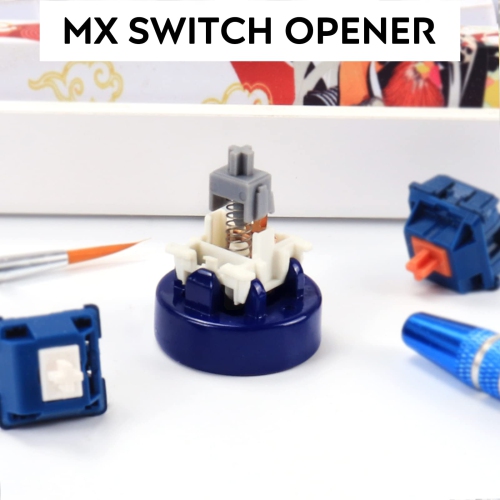 Switch Opener Kit with 0.35OZ GPL205 G0 Keyboard Lube 6PCS Contains Keycap Puller Switch Puller Stem Holder Keyboard Grease for Mechanical Keyboard