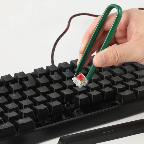 Set of 5pcs Keyboard Cleaning Kit, Keycap Remover Key Switch Puller Keycap Puller Kit with Keycap Tweezers for Hot Swappable Mechanical Keyboards